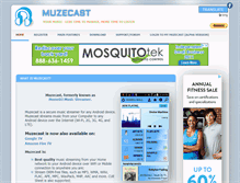 Tablet Screenshot of muzecast.com